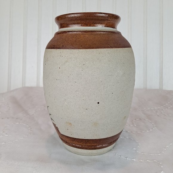 Pottery Vase Cactus Siesta signed Mexico - Picture 5 of 8